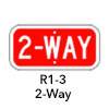 R1-3 2- Way Sign