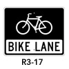 R3-17, Bike Lane Sign