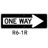 R6-1R, One Way Sign (Right)
